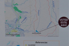 Información sobre la cuenca del embalse San Jerónimo, disponible en el lugar.