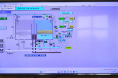 Desde la sala de control se pueden monitoreas, también, el proceso de lavado de filtros.