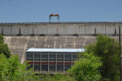 La usina Benjamín Reolín, ubicada en la base del dique de Tercera Usina, sobre el cauce del río Ctalamochita.